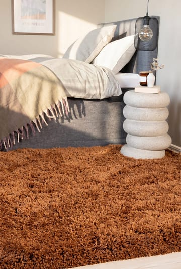 Håndvævet tæppe KM Home Sorrento 160x230 Terracotta - Terracotta - Tekstiler - Tæpper - Moderne tæppe - Ryatæpper