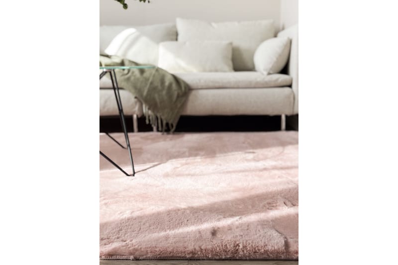 Heaven Ryatæppe 140x200 cm - Lyserød - Tekstiler - Tæpper - Moderne tæppe - Ryatæpper