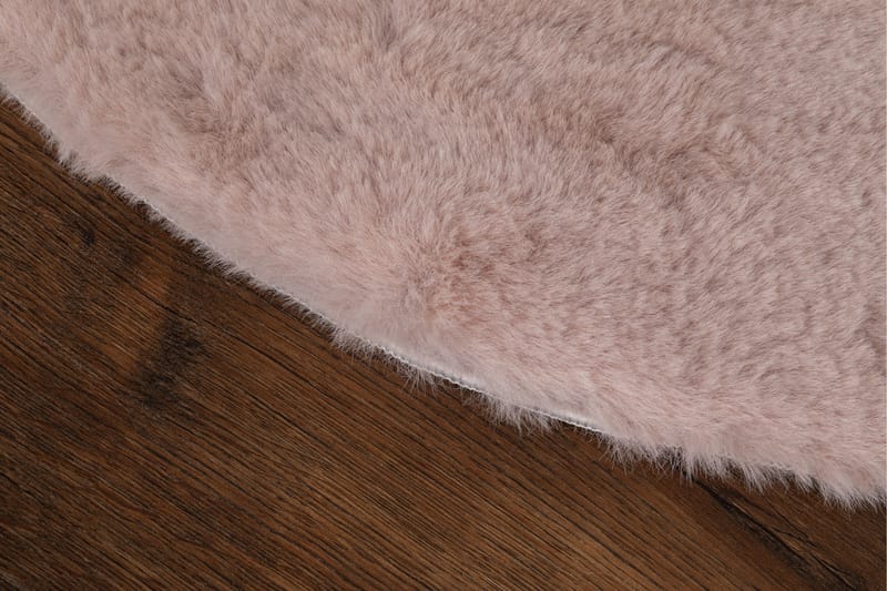 Heaven Ryatæppe 160 cm Rund - Lyserød - Tekstiler - Tæpper - Moderne tæppe - Ryatæpper