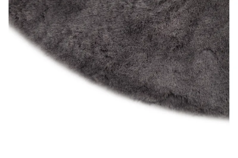 Heaven Ryatæppe  200 cm Rund Antracit - Tekstiler - Tæpper - Moderne tæppe - Ryatæpper