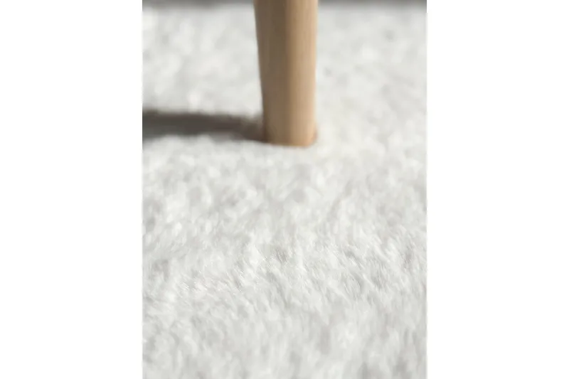 Heaven Ryatæppe 200 cm Rund Hvid - Tekstiler - Tæpper - Moderne tæppe - Ryatæpper