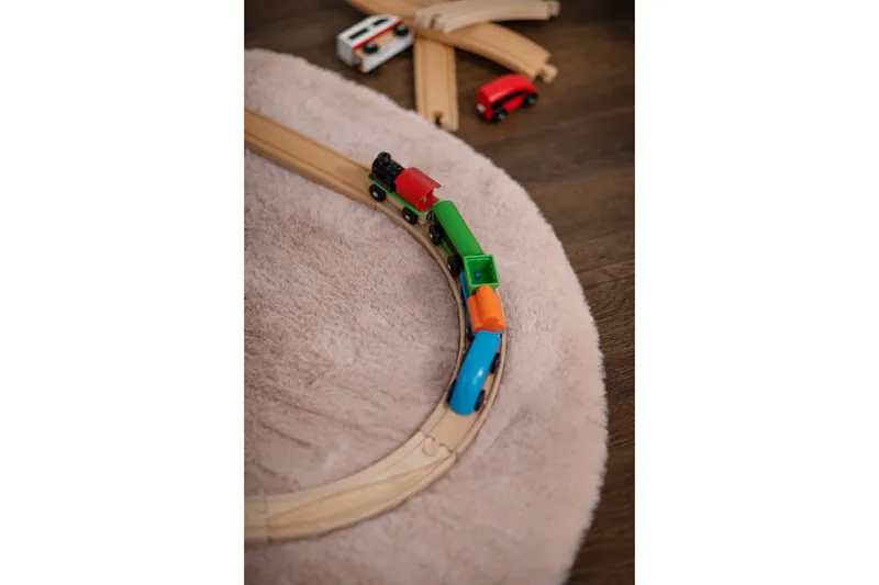 Heaven Ryatæppe 200 cm Rund - Lyserød - Tekstiler - Tæpper - Moderne tæppe - Ryatæpper