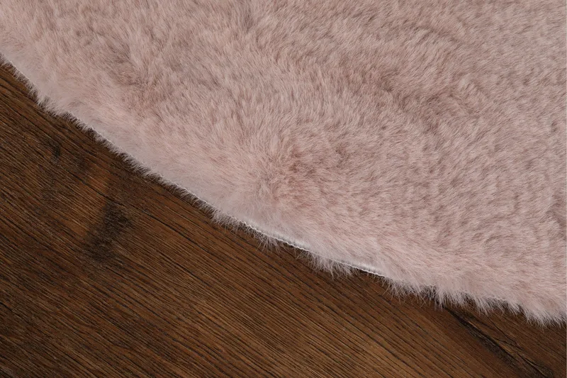 Heaven Ryatæppe 200 cm Rund - Lyserød - Tekstiler - Tæpper - Moderne tæppe - Ryatæpper