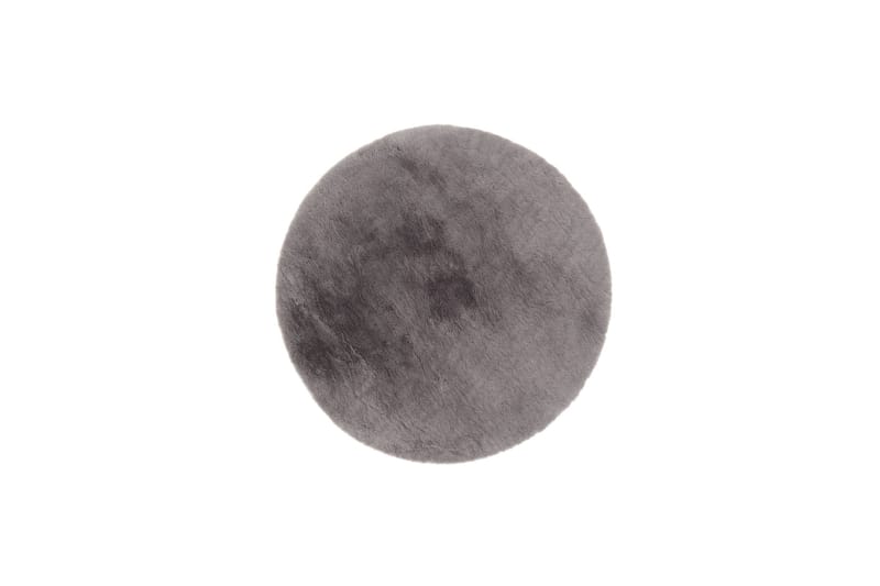 Heaven Ryatæppe Rund 120 - Antracit - Tekstiler - Tæpper - Moderne tæppe - Ryatæpper