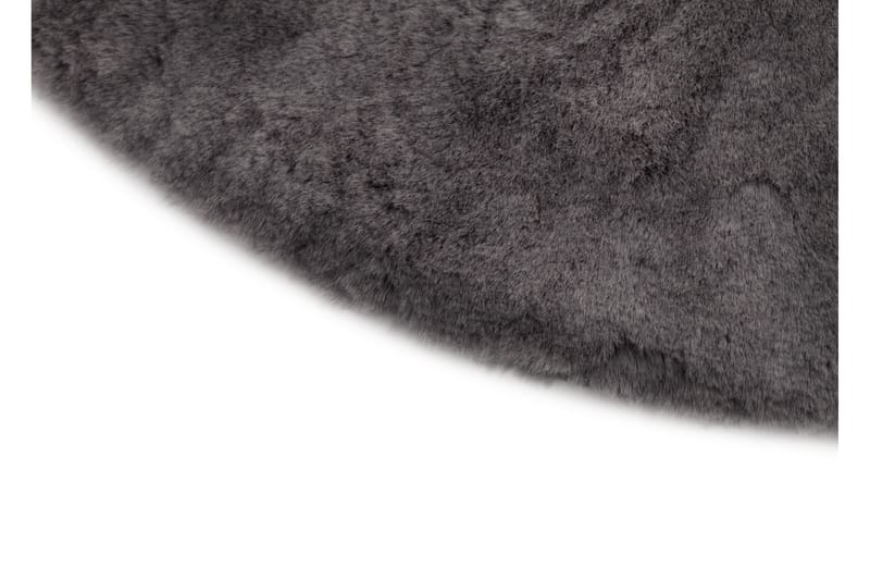Heaven Ryatæppe Rund 120 - Antracit - Tekstiler - Tæpper - Moderne tæppe - Ryatæpper