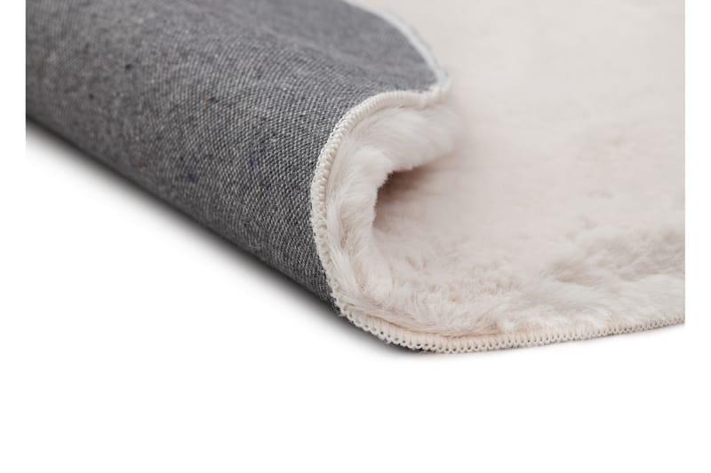 Heaven Ryatæppe Rund 120 - Natur - Tekstiler - Tæpper - Moderne tæppe - Ryatæpper