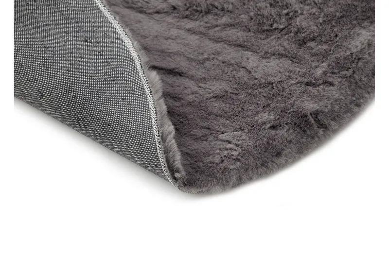 Heaven Ryatæppe Rund 160 - Antracit - Tekstiler - Tæpper - Moderne tæppe - Ryatæpper