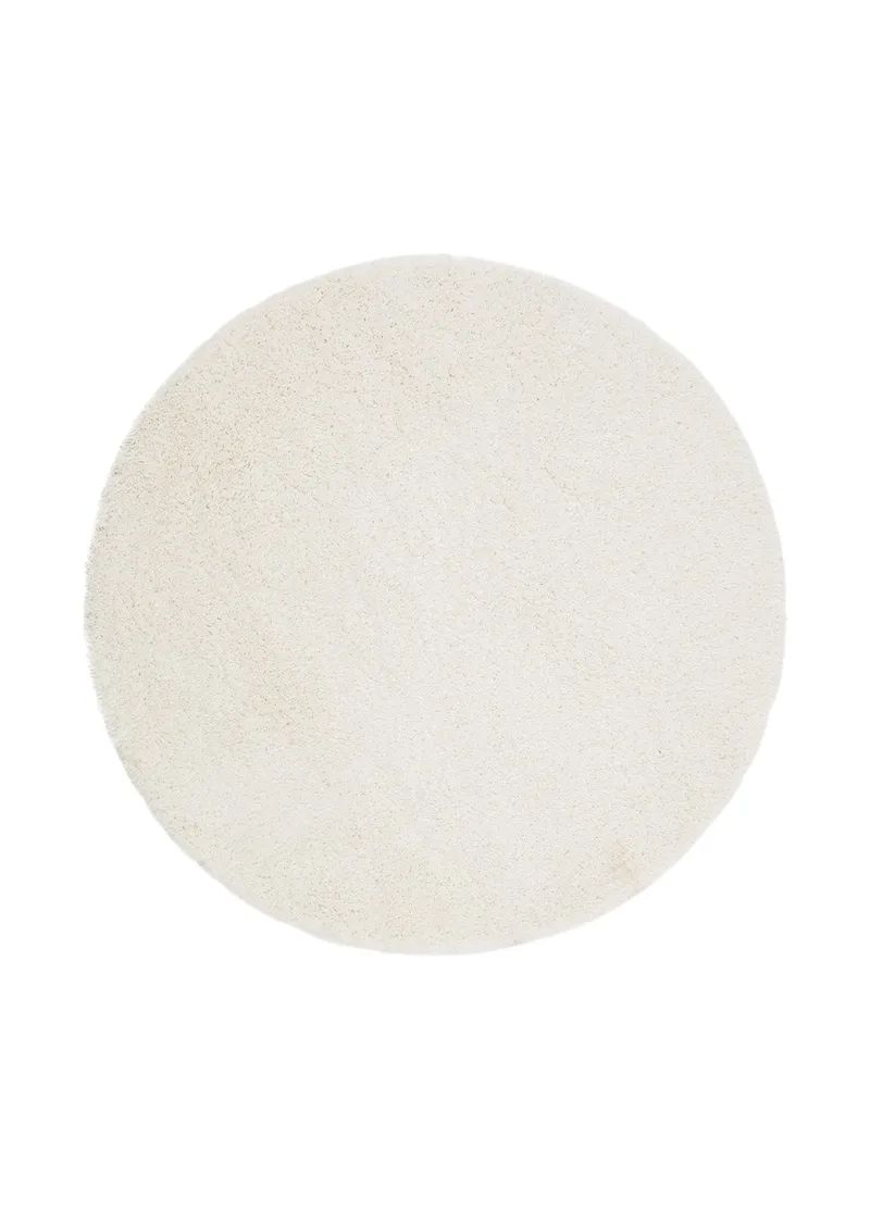 Husina Ryatæppe 240 cm Rund, Hvid