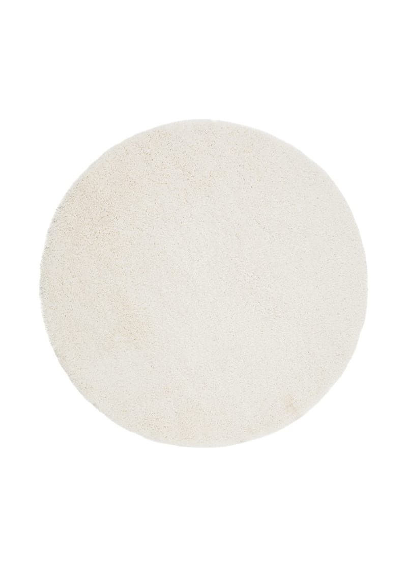 Husina Ryatæppe 240 cm Rund, Hvid