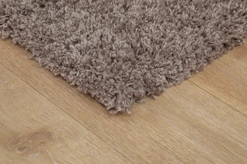 Lounge Shaggy Tæppe 133x190 cm Rektangulært - Linned - Tekstiler - Tæpper - Moderne tæppe - Ryatæpper