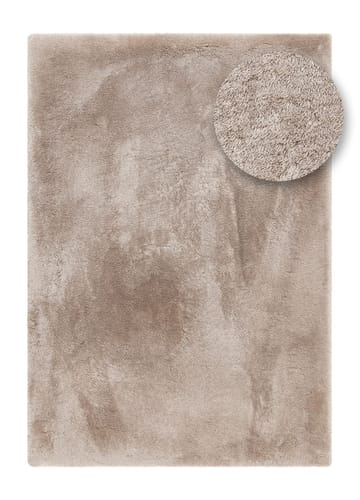 Maskinvævet tæppe KM Home Novelle 140x200 Hør - Hør - Tekstiler - Tæpper - Moderne tæppe - Ryatæpper