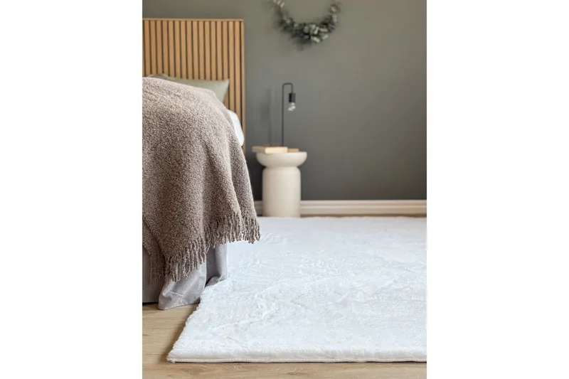 Ryamatta KM Home Heaven Ryamatta Hvid 240x340 cm - Tekstiler - Tæpper - Moderne tæppe - Ryatæpper