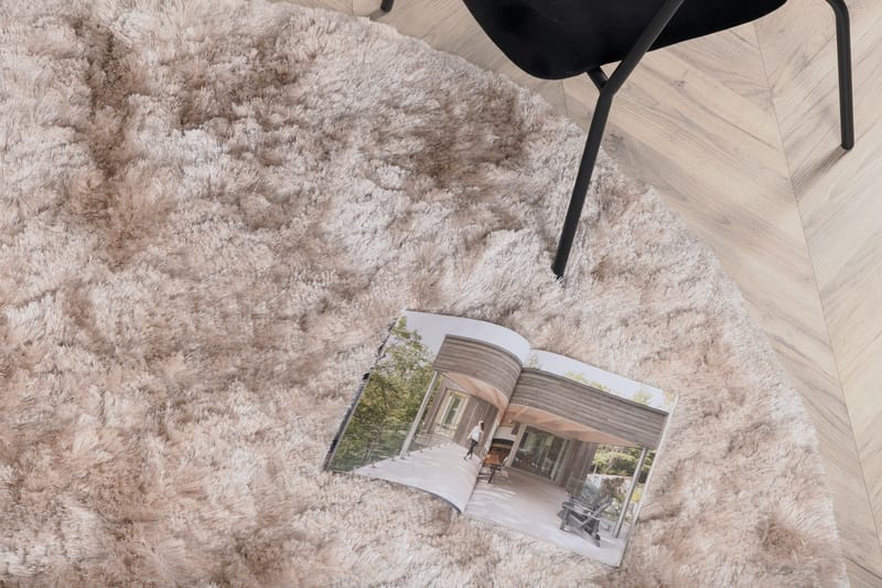 San Fransisco Rya Tæppe 200 - Beige - Tekstiler - Tæpper - Moderne tæppe - Ryatæpper