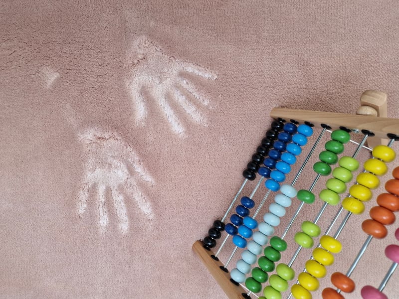 Serul Ryatæppe 133x190 cm Rektangulær - Rosa - Tekstiler - Tæpper - Moderne tæppe - Ryatæpper