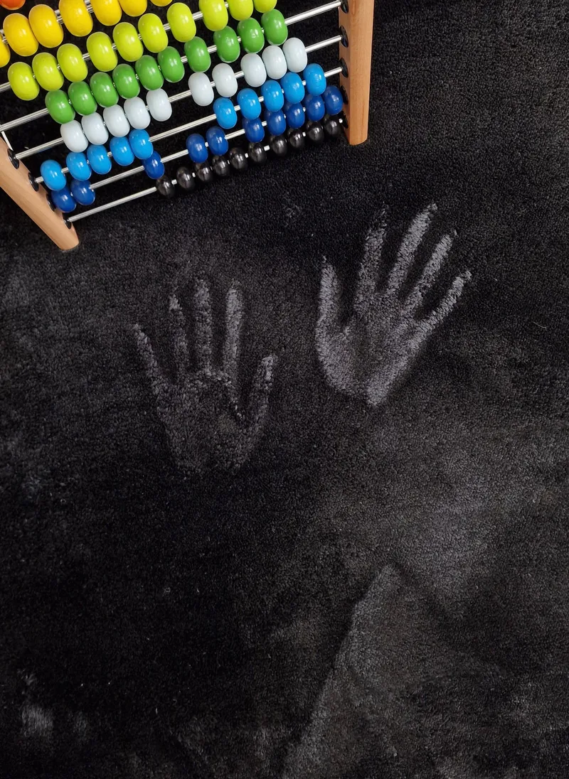 Serul Ryatæppe 160x230 cm Rektangulær - Sort - Tekstiler - Tæpper - Moderne tæppe - Ryatæpper