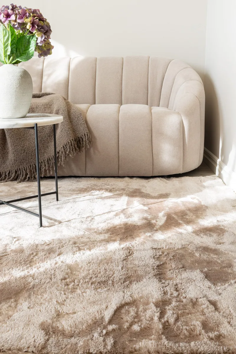 Serul Ryatæppe 200x290 cm Rektangulær - Linned - Tekstiler - Tæpper - Moderne tæppe - Ryatæpper