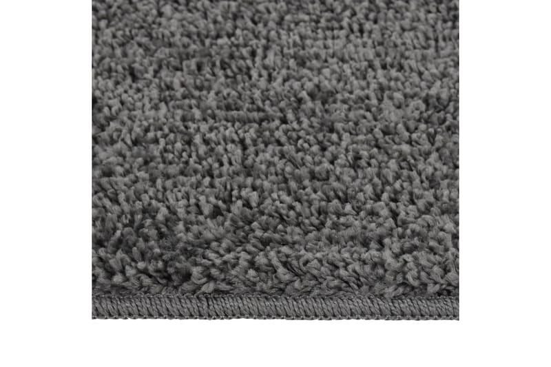 shaggy gulvtæppe 160x230 cm skridsikker mørkegrå - Grå - Ryatæpper