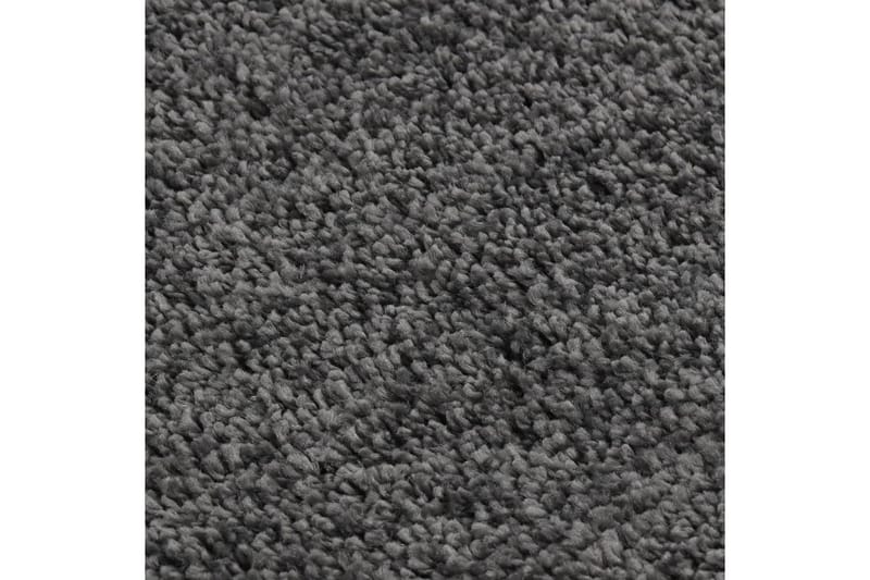 shaggy gulvtæppe 200x290 cm skridsikker mørkegrå - Grå - Ryatæpper