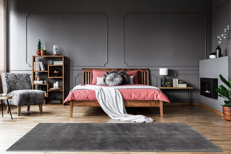 Sheraton Ryatæppe Rektangulær 240x340 cm - Grafit - Tekstiler - Tæpper - Moderne tæppe - Ryatæpper