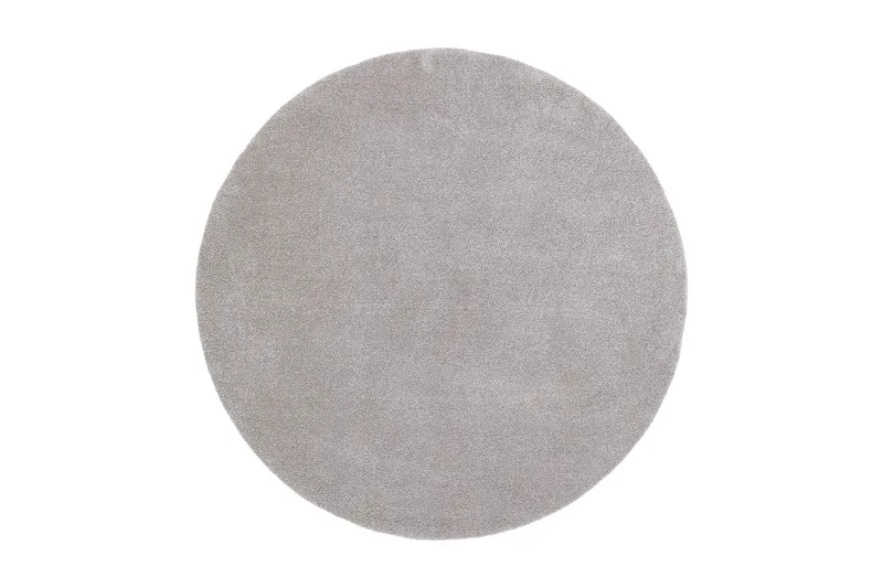 Sheraton Ryatæppe Rund 120 cm - Sølv - Tekstiler - Tæpper - Moderne tæppe - Ryatæpper