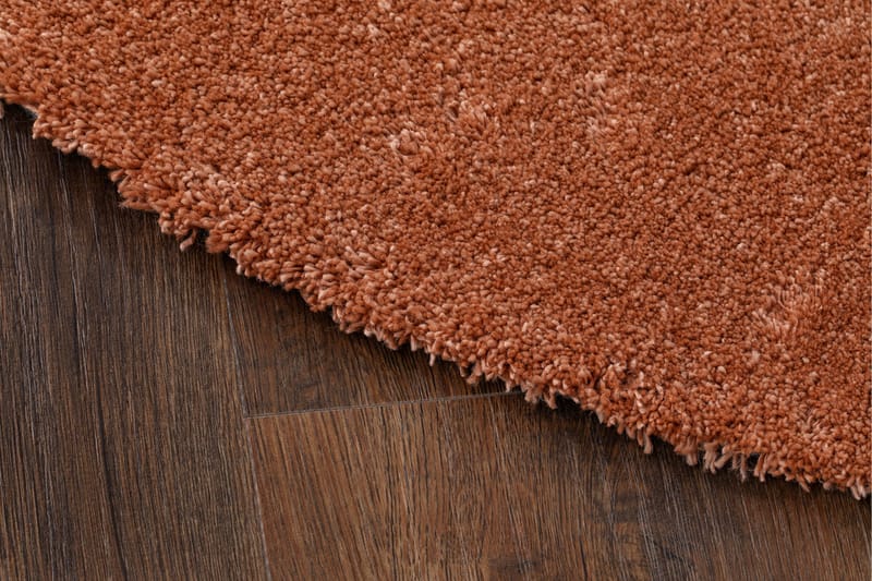 Sheraton Ryatæppe Rund 200 cm - Terracotta - Tekstiler - Tæpper - Moderne tæppe - Ryatæpper