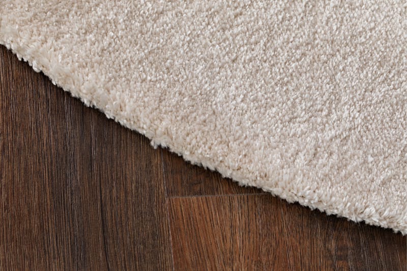 Sheraton Ryatæppe Rund 240 cm - Creme - Tekstiler - Tæpper - Moderne tæppe - Ryatæpper