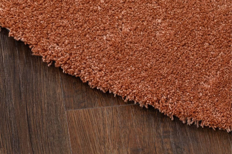 Sheraton Ryatæppe Rund 240 cm - Terracotta - Tekstiler - Tæpper - Moderne tæppe - Ryatæpper