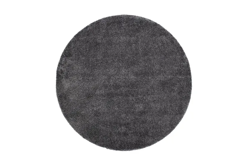 Sheraton Ryatæppe Rund 80 cm, Grafit