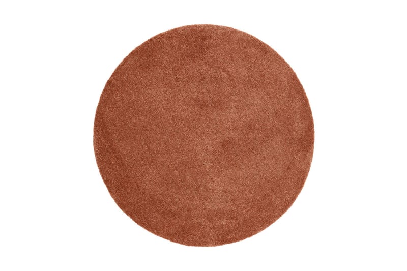 Sheraton Ryatæppe Rund 80 cm - Terracotta - Tekstiler - Tæpper - Moderne tæppe - Ryatæpper
