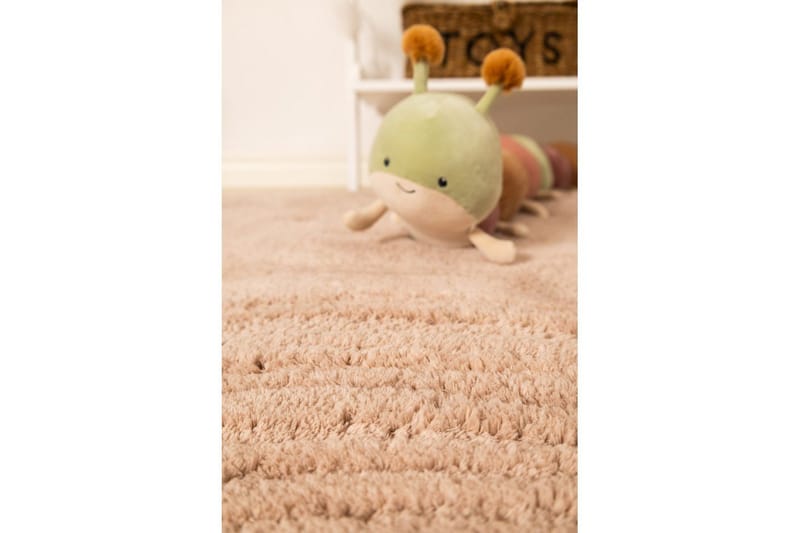 Ryetæppe Royal Deluxe - 140x200 cm, Dusty Pink - Tekstiler - Tæpper - Moderne tæppe - Ryatæpper