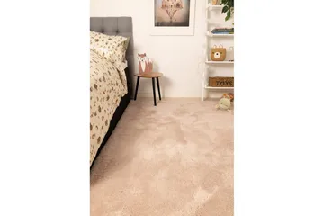 Ryetæppe Royal Deluxe - 140x200 cm, Dusty Pink - Tekstiler - Tæpper - Moderne tæppe - Ryatæpper