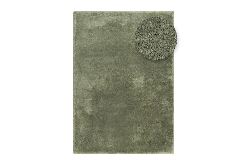Ryetæppe Royal Deluxe - 140x200 cm, Green - Tekstiler - Tæpper - Moderne tæppe - Ryatæpper
