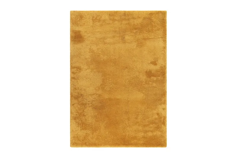Ryetæppe Royal Deluxe - 140x200 cm, Gul - Tekstiler - Tæpper - Moderne tæppe - Ryatæpper
