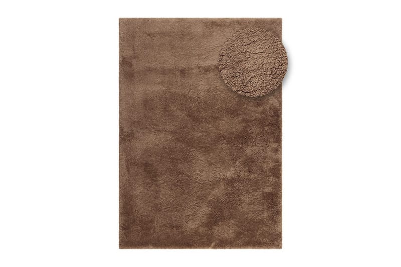 Ryetæppe Royal Deluxe - 140x200 cm, Mokka - Tekstiler - Tæpper - Moderne tæppe - Ryatæpper