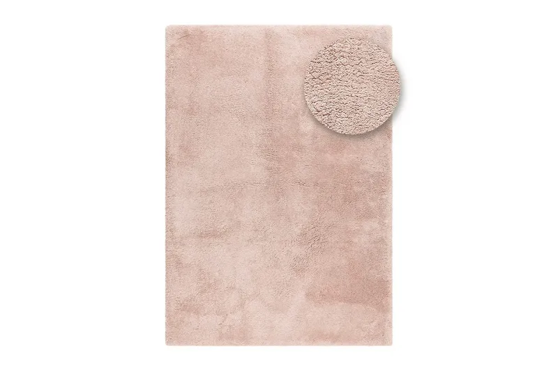 Ryetæppe Royal Deluxe - 160x230 cm, Dusty Pink - Tekstiler - Tæpper - Moderne tæppe - Ryatæpper