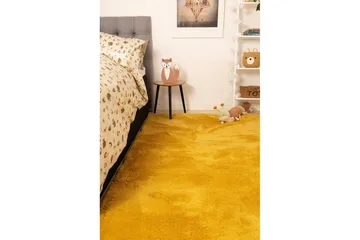 Ryetæppe Royal Deluxe - 160x230 cm, Gul - Tekstiler - Tæpper - Moderne tæppe - Ryatæpper