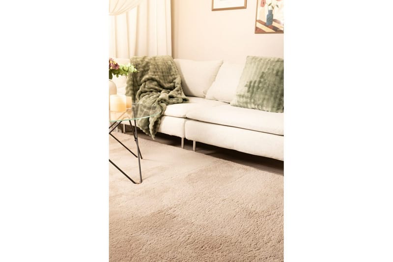 Ryetæppe Royal Deluxe - 160x230 cm, Linned - Tekstiler - Tæpper - Moderne tæppe - Ryatæpper