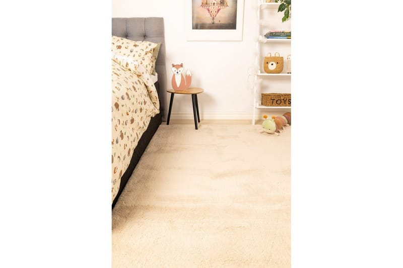 Ryetæppe Royal Deluxe - 160x230 cm, Natur - Tekstiler - Tæpper - Moderne tæppe - Ryatæpper