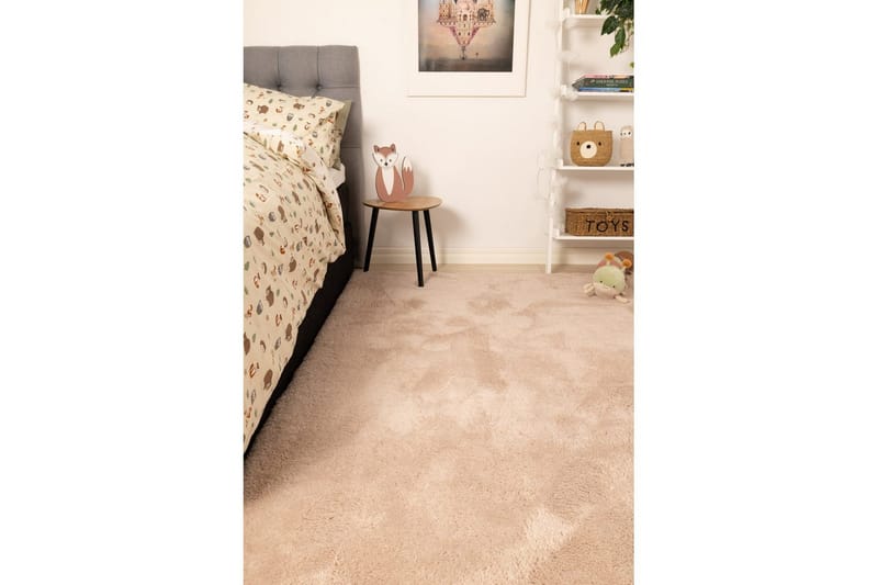 Ryetæppe Royal Deluxe - 200x290 cm, Dusty Pink - Tekstiler - Tæpper - Moderne tæppe - Ryatæpper