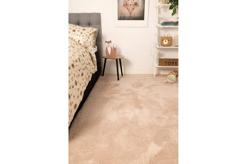 Ryetæppe Royal Deluxe - 200x290 cm, Dusty Pink - Tekstiler - Tæpper - Moderne tæppe - Ryatæpper