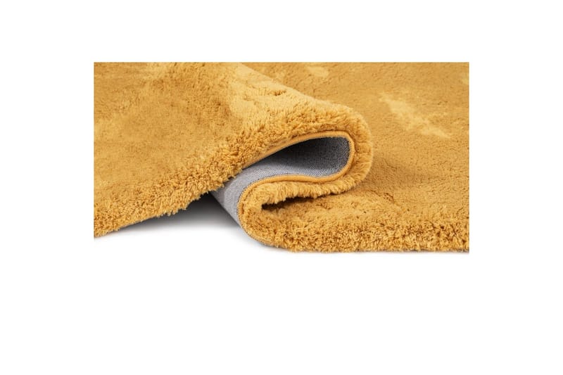 Ryetæppe Royal Deluxe - 200x290 cm, Gul - Tekstiler - Tæpper - Moderne tæppe - Ryatæpper