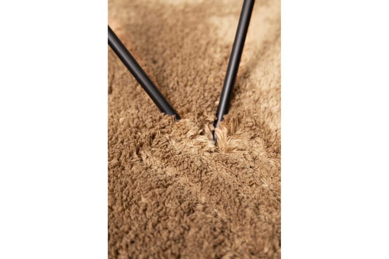 Ryetæppe Royal Deluxe - 200x290 cm, Mokka - Tekstiler - Tæpper - Moderne tæppe - Ryatæpper