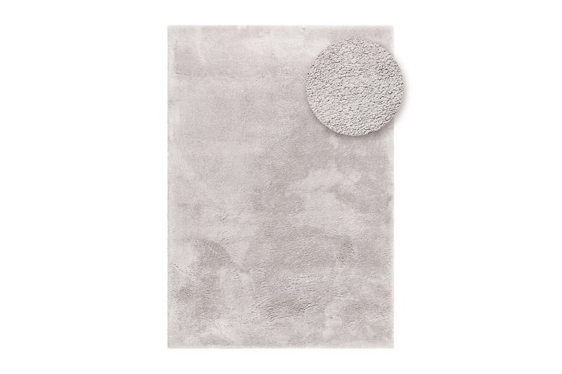 Ryetæppe Royal Deluxe - 200x290 cm, Sølv - Tekstiler - Tæpper - Moderne tæppe - Ryatæpper