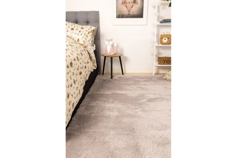 Ryetæppe Royal Deluxe - 200x290 cm, Sølv - Tekstiler - Tæpper - Moderne tæppe - Ryatæpper