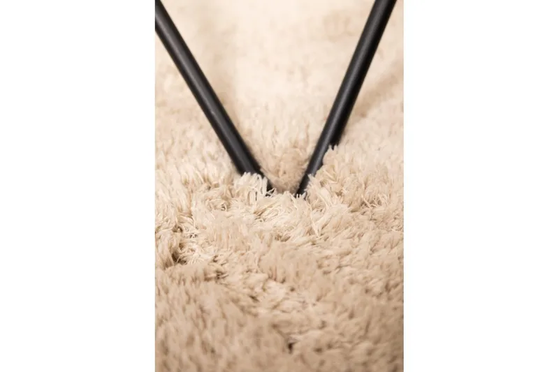 Ryet æppe Royal Deluxe - 230x330 cm, Greige - Tekstiler - Tæpper - Moderne tæppe - Ryatæpper