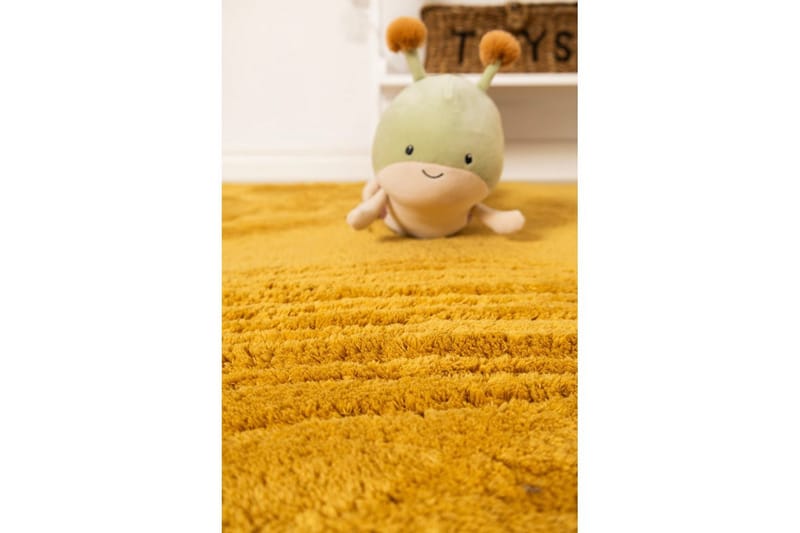 Ryetæppe Royal Deluxe - 230x330 cm, Gul - Tekstiler - Tæpper - Moderne tæppe - Ryatæpper