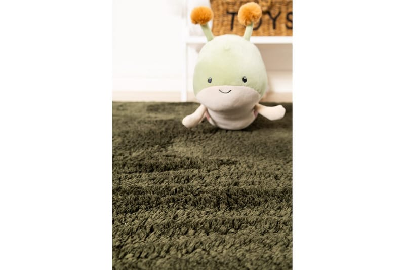 Ryetæppe Royal Deluxe - 60x120 cm, Emerald Green - Tekstiler - Tæpper - Moderne tæppe - Ryatæpper