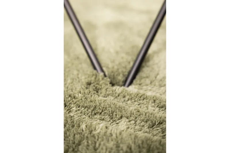 Ryetæppe Royal Deluxe - 60x120 cm, Green - Tekstiler - Tæpper - Moderne tæppe - Ryatæpper