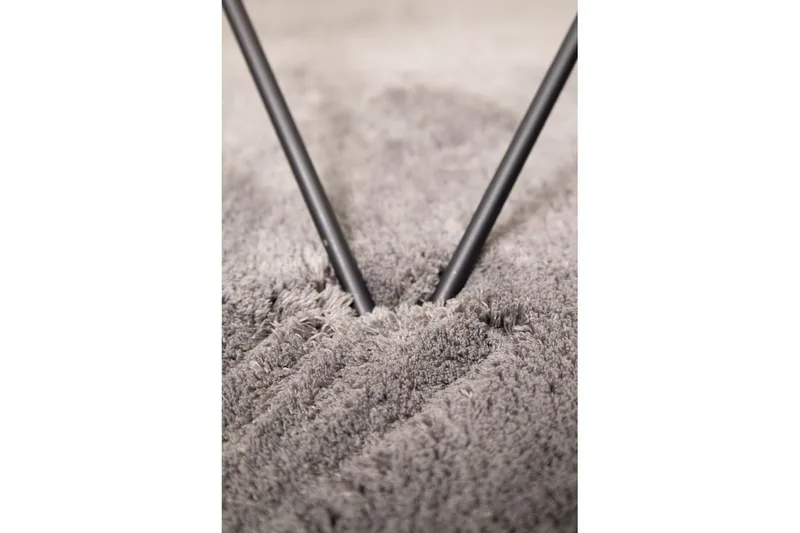 Ryetæppe Royal Deluxe - 80x180 cm, Grå - Tekstiler - Tæpper - Moderne tæppe - Ryatæpper