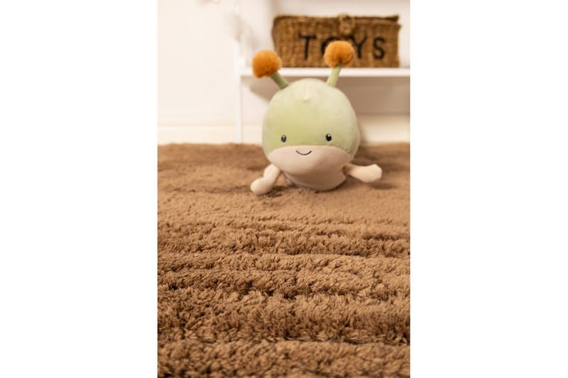 Ryetæppe Royal Deluxe - 80x180 cm, Mokka - Tekstiler - Tæpper - Moderne tæppe - Ryatæpper